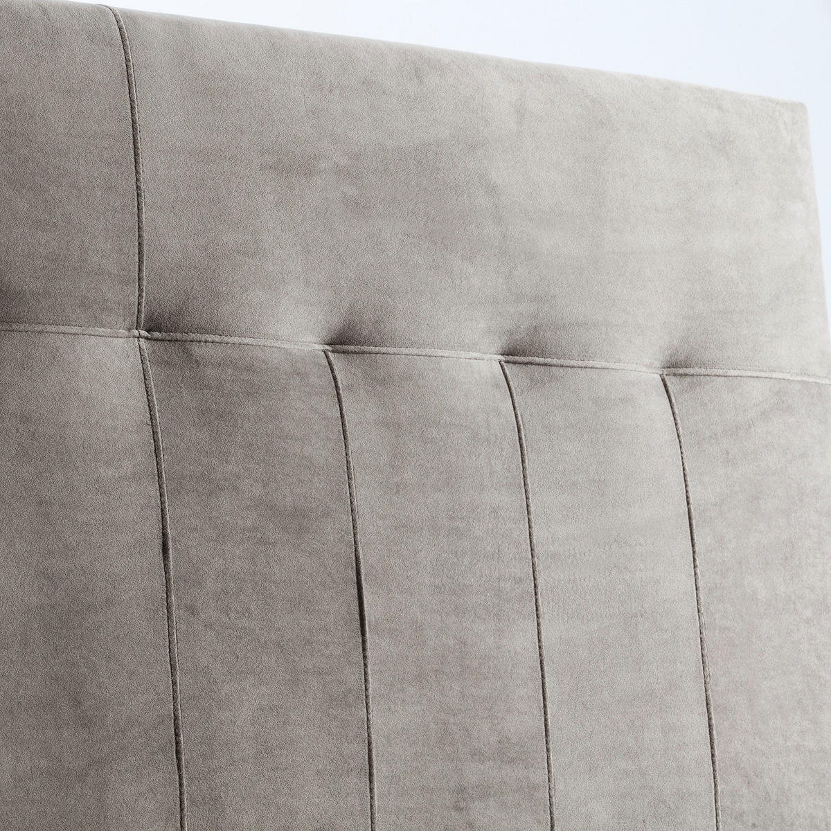 KOPFTEIL 160x100 cm Napoles Grau - Grau, Textil (8/100/160cm) - VS Venta-stock
