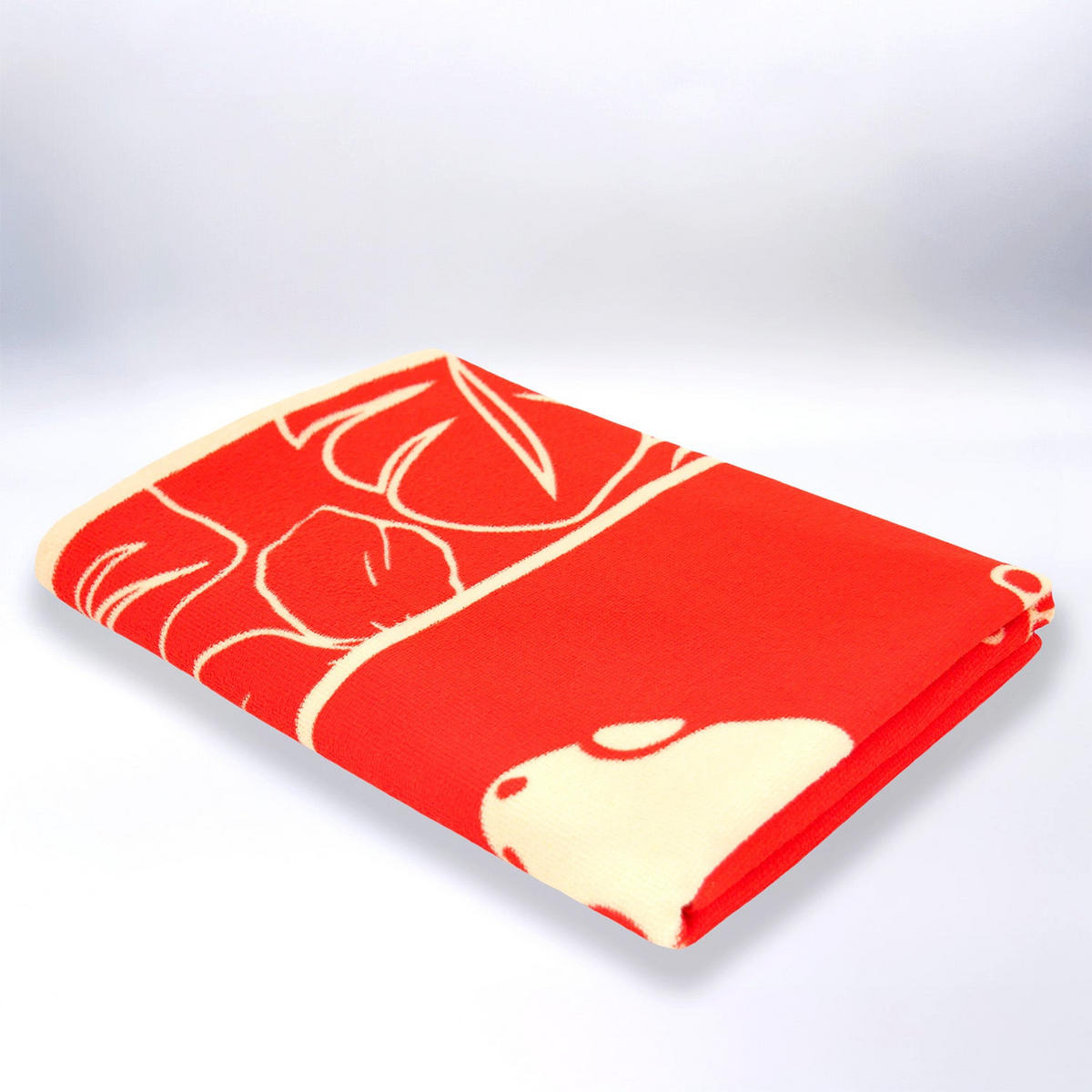 STRANDTUCH Kinder Mikrofaser Orange 70x140 250g/m² - Tuara - Orange, Textil (140/70cm) - LE COMPTOIR DE LA PLAGE