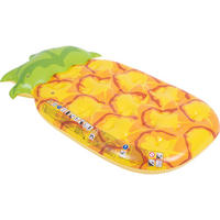 LUFTMATRATZE Ananas 176 x 80 x 15 cm mit 2 Luftkammern im Ananas-Design - Orange, Kunststoff (176/80/15cm) - Avenli