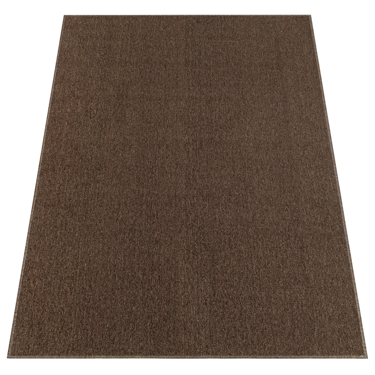 TEPPICH NIZZA Dunkelbraun 80/150 cm - Dunkelbraun, Kunststoff (80/150cm) - Tapiso