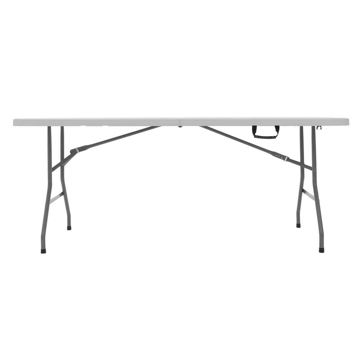 CAMPINGTISCH - Weiß, Kunststoff (180/74/74cm) - ML-DESIGN