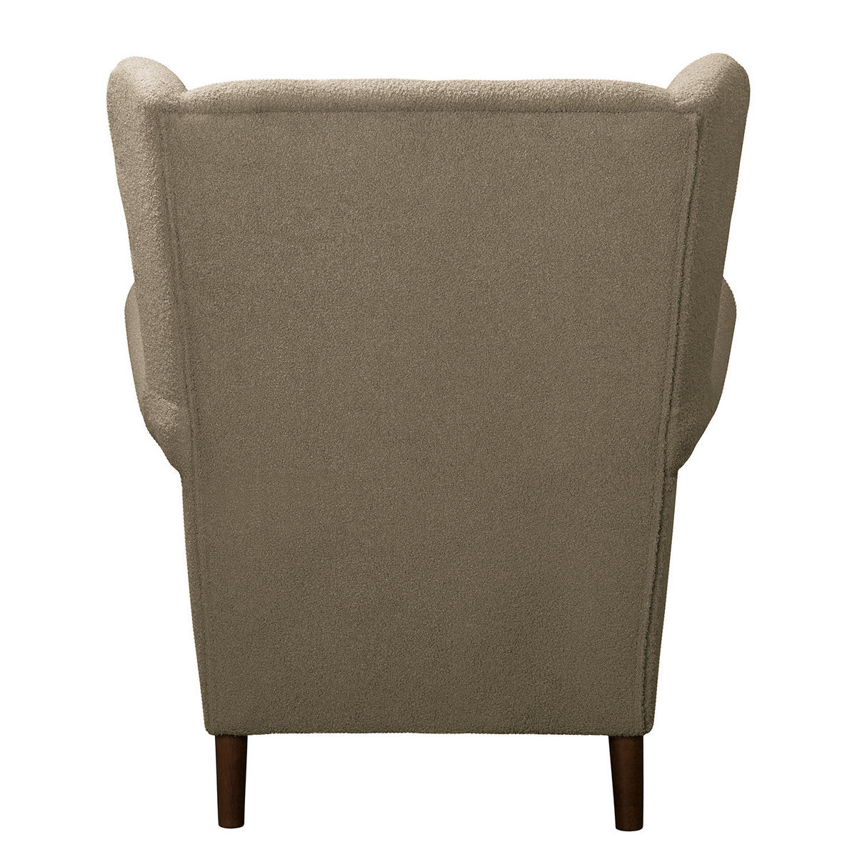 OHRENSESSEL - Dunkelbraun/Cappuccino, Textil (85/101/89cm) - home24