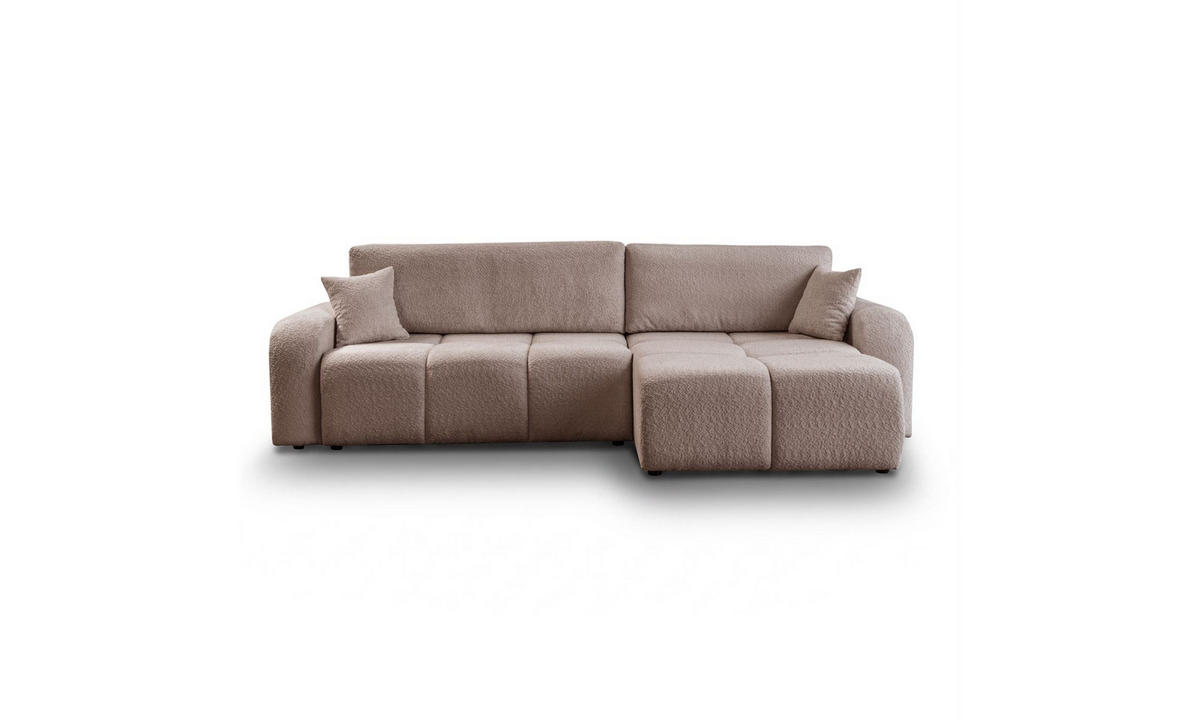 ECKSOFA MALIBU XL 275/150/87 cm Coral 45 - Altrosa, Textil (275/150cm) - Lookway