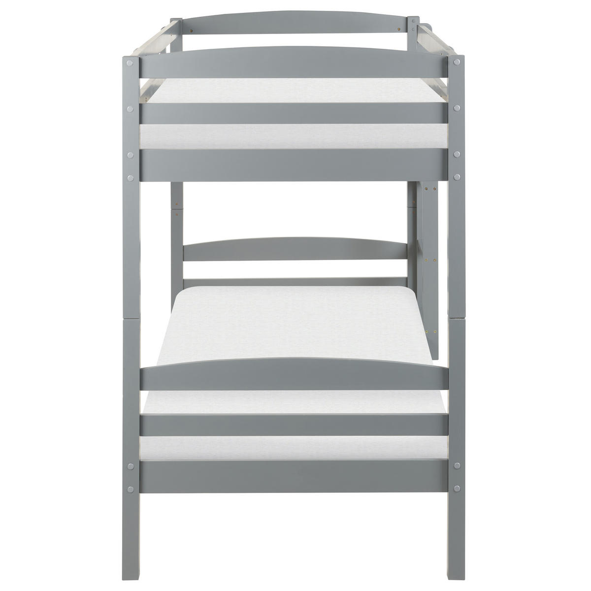 HOCHBETT 90x200 cm Grau Regat - Grau, Holz (90/200cm) - Beliani