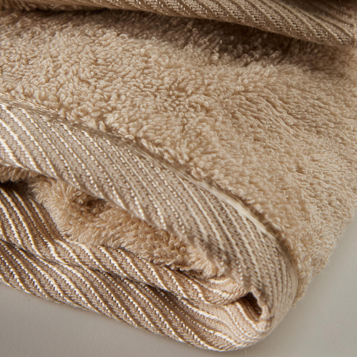 BADETUCH Bambo - Beige, Textil (100/150cm) - home&you