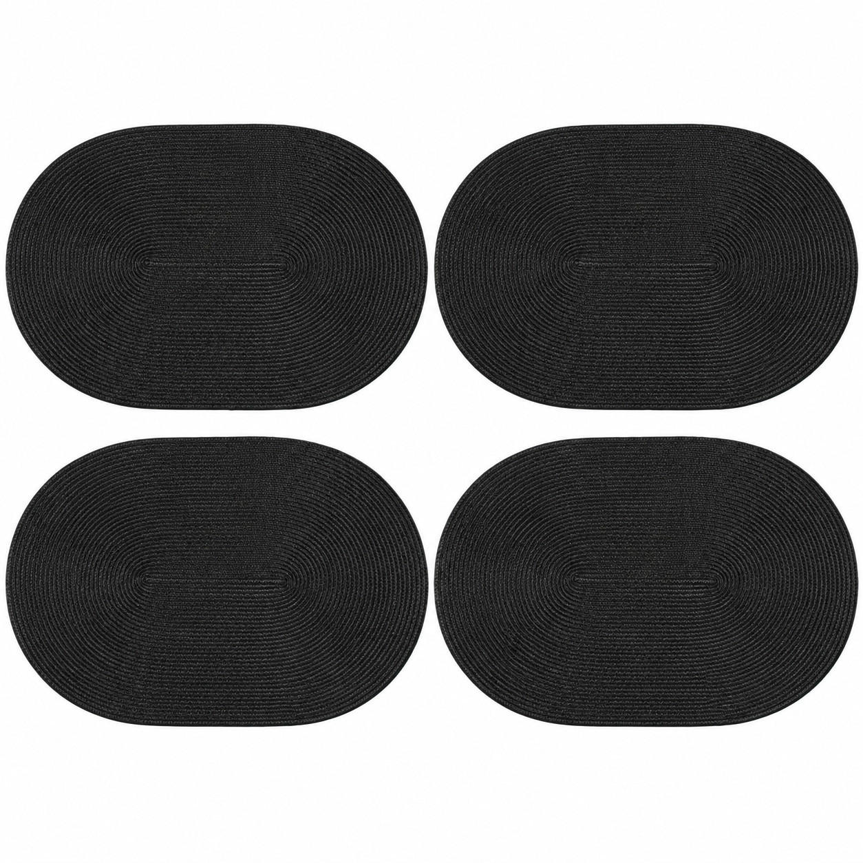 TiborTex Platzset Schwarz 30x45 cm