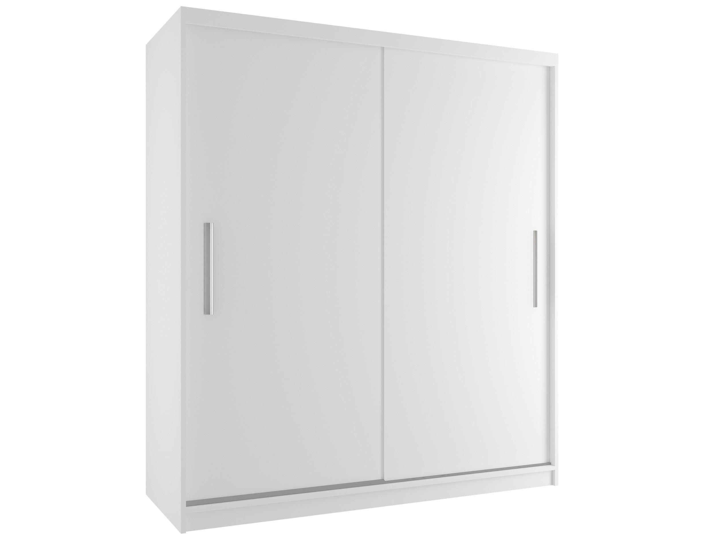 SCHWEBETÜRENSCHRANK Verona SI, Weiß Matt, 158 cm - Weiß, Holz (158/216/60cm) - B BELINI GROUP