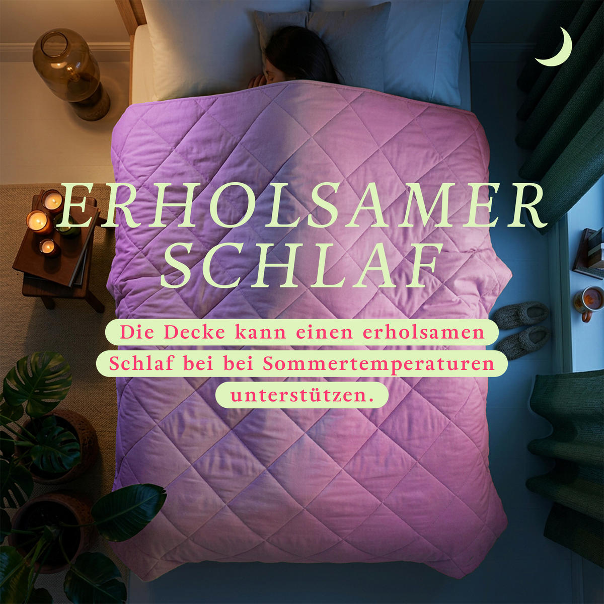 SOMMERBETT Steppbett leicht Pink 135x200 cm - Pink, Textil (135/200cm) - Bestlivings