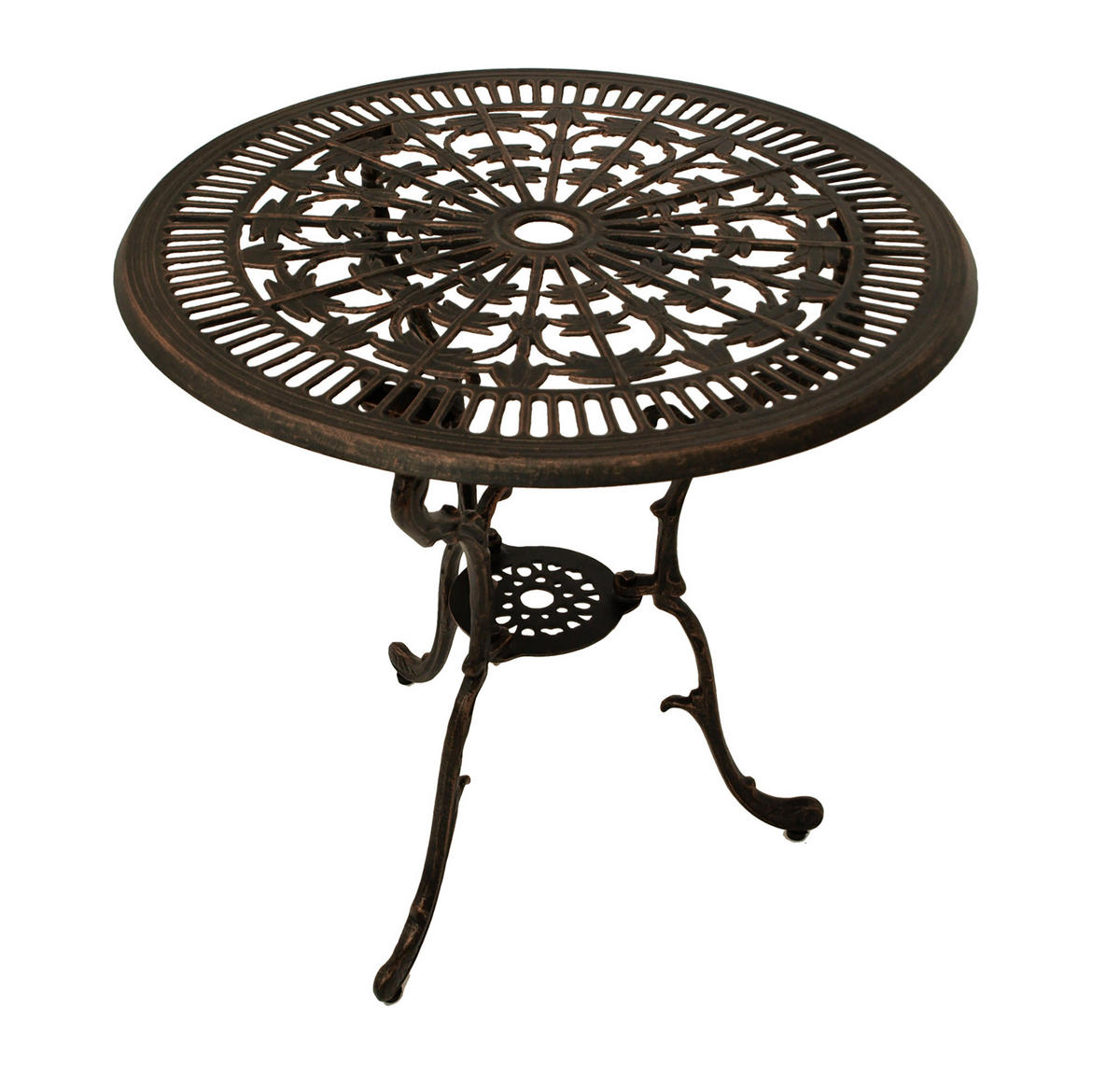 BISTROSET Boulder - Jugendstil - 3-teilig, Aluguss antik bronze - Braun, Metall - TPFGarden