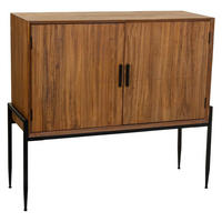 ANRICHTE aus Holz und Metall 110x40x99 cm - Braun, Metall (110/99/40cm) - Wanderlust