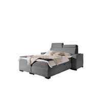 BOXBETT Nestor Dress Me Set.2 - Grau, Holzwerkstoff/Textil (200/200cm) - Fun Möbel