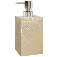 SEIFENSPENDER Hosta - Beige/Goldfarben, Kunststoff (7/12/7cm) - Sanilo