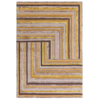 TEPPICH Moderner aus Wolle für Wohn- und Schlafzimmer NETO Gelb 120 x 170 cm - Gelb, Naturmaterialien (120/170cm) - Novatrend