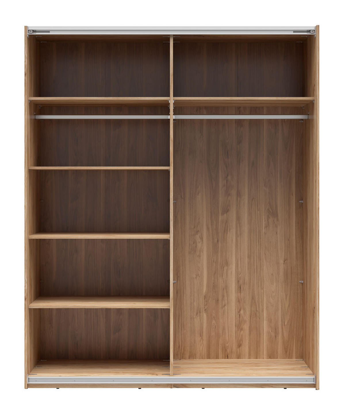 SCHWEBETÜRENSCHRANK Chuck Mauvella Eiche / Kaschmir 170 / 64 / 210cm - Kaschmir/Eichefarben, Holzwerkstoff/Kunststoff (170/210/64cm) - Feldmann-Wohnen