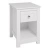 NACHTTISCH 28/30/45 cm Schublade Fach MDF Weiß - Weiß, Holzwerkstoff (28/45/30cm) - Livingandhome