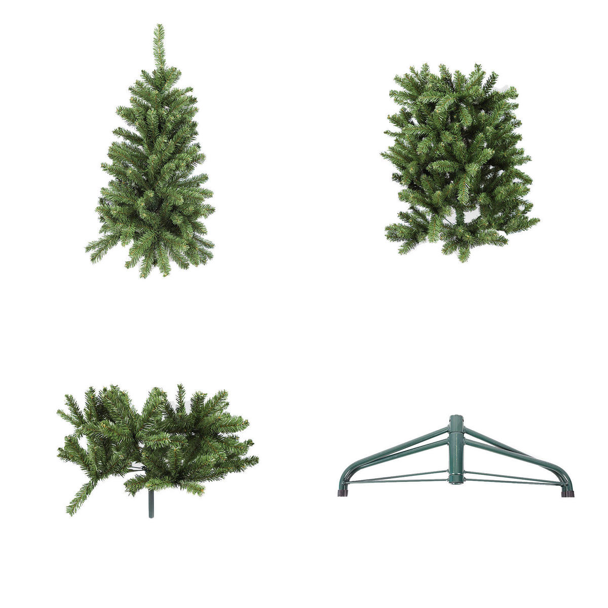 KÜNSTLICHER BAUM Grün 69/69/150 cm - Grün, Kunststoff (150cm) - Mobili Rebecca