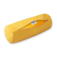 NACKENROLLENBEZUG Basic 100% Baumwolle gelb 40/15 cm - Gelb, Textil (15/40cm) - beties Heimtextil