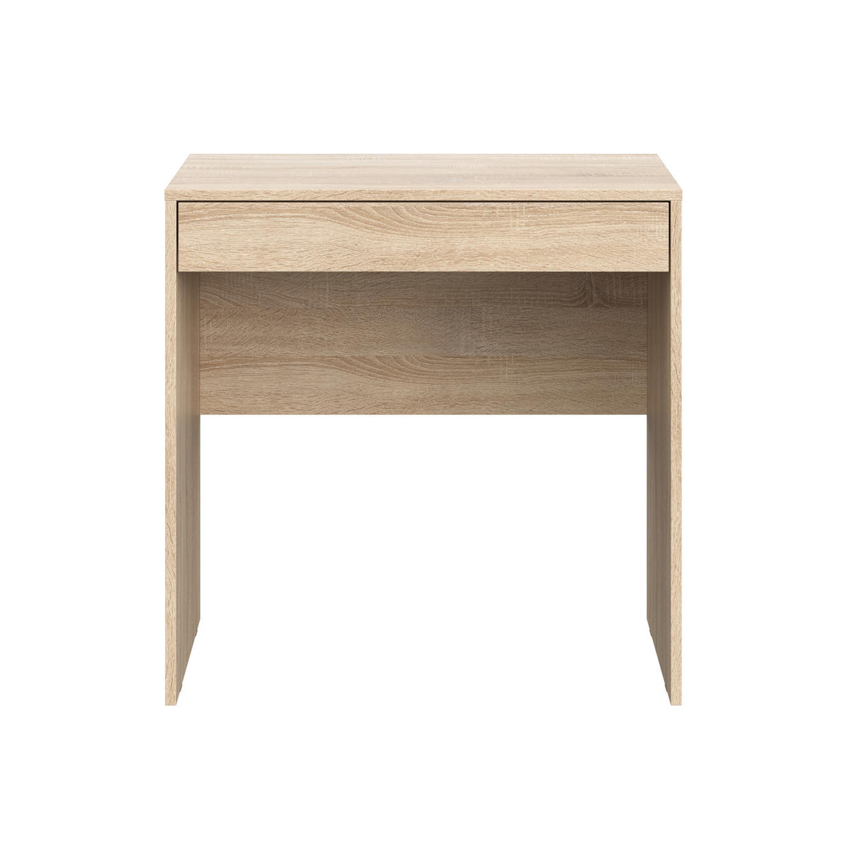 SCHREIBTISCH FORDE BRK1-1S Schubladen Eiche Sonoma - Sonoma Eiche, Holzwerkstoff/Kunststoff (50/75/75cm) - Komodee