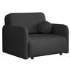 SCHLAFSOFA Viva Sun I - Schwarz, Holz/Textil (100/85/103cm) - MIRJAN24