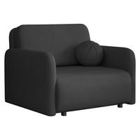 SCHLAFSOFA Viva Sun I - Schwarz, Holz/Textil (100/85/103cm) - MIRJAN24
