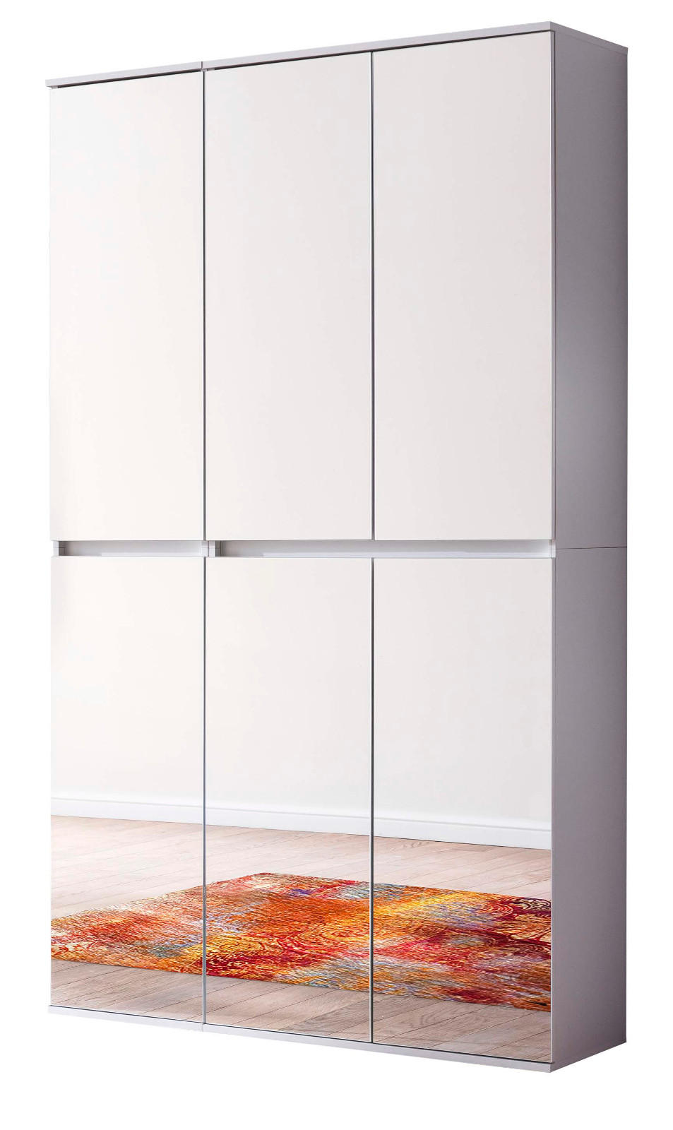 Top.Furn Garderobenschrank Weiß 111x191x34 cm