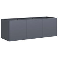 PFLANZGEFÄSS Anthrazit 120/40/40 Cm Kaltgewalzter Stahl - Anthrazit, Metall (120/40/40cm) - vidaXL
