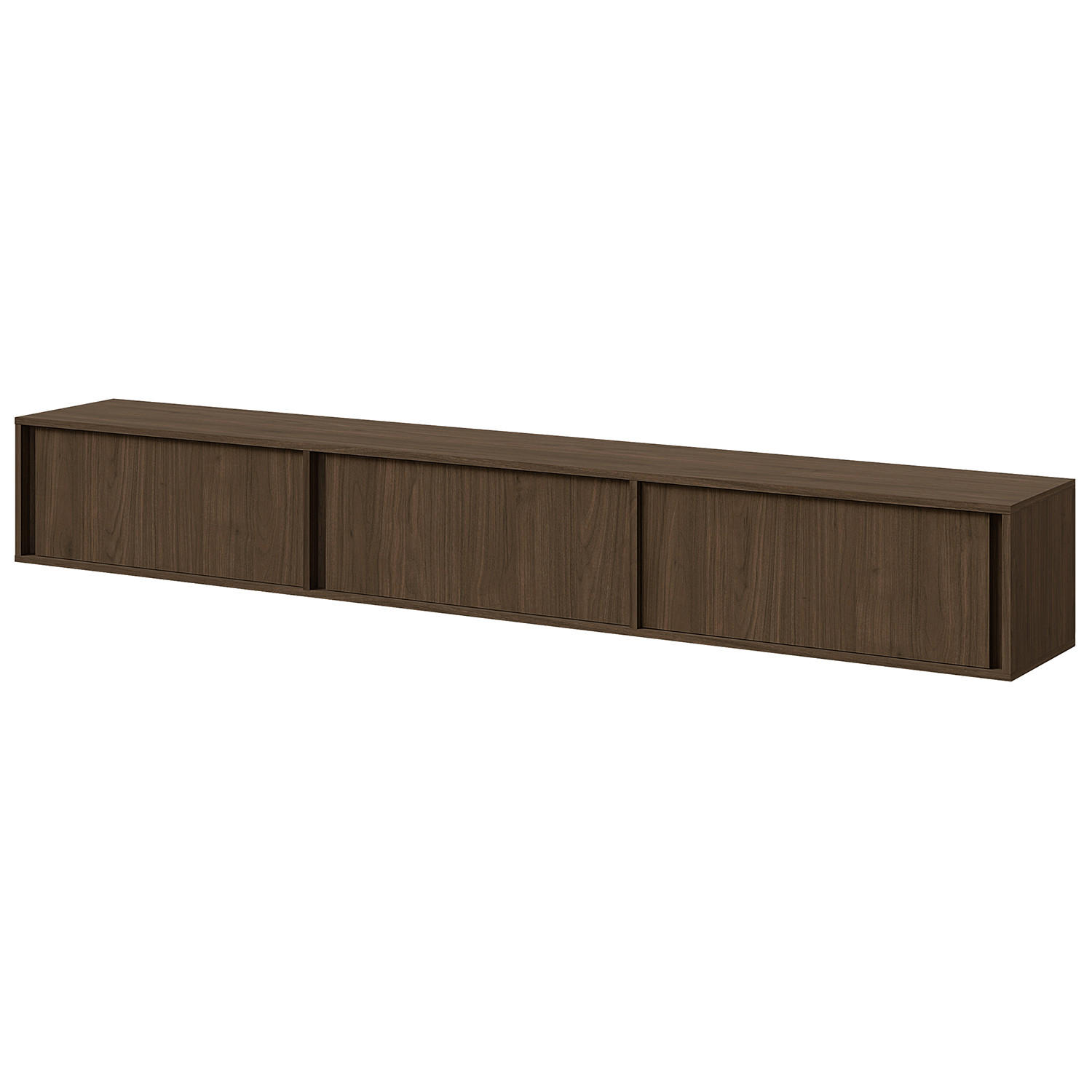 Beautysofa Lowboard Walnuss 230x40x35 cm