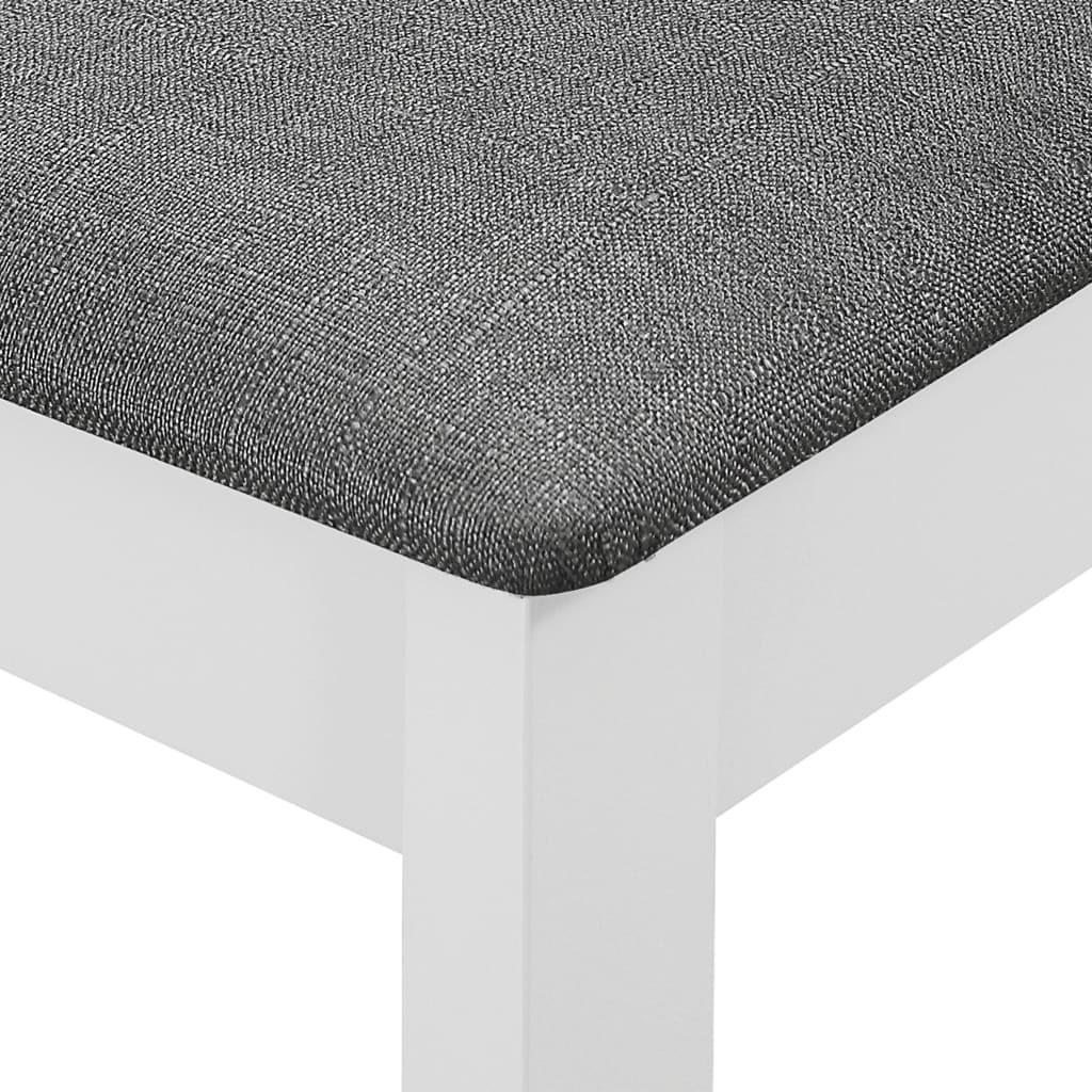 vidaXL Esszimmerstühle Weiß 49x88.5x40 cm