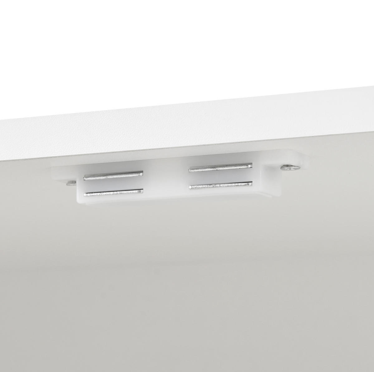 SCHUHSCHRANK aus MDF & Spanplatte 120x35x90cm in Weiß mit Kippsicherung - Weiß, Holzwerkstoff (120/90/35cm) - Modfu