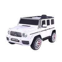 KINDER ELEKTROAUTO Mercedes G63 weiß - Weiß, Kunststoff (106/62/54cm) - TPFLiving