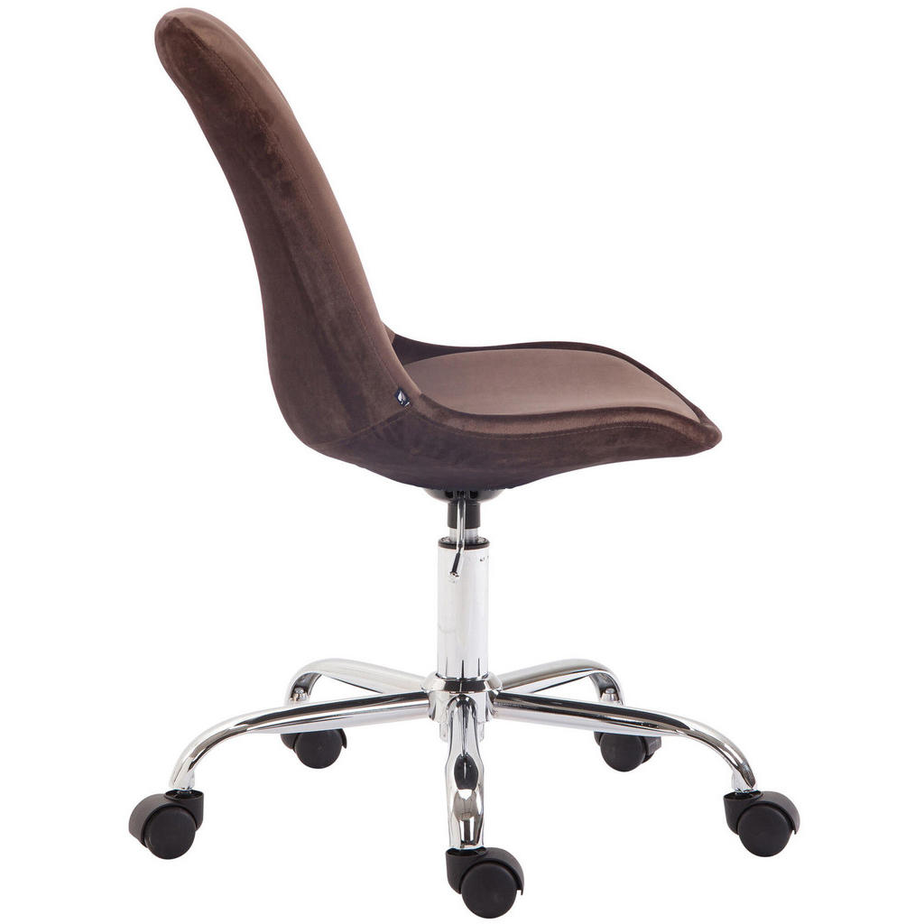Thumbnail - TPFLiving Bürostuhl, Braun, Textil, 48x52x54 cm, Arbeitszimmer, Bürostühle, Drehstühle