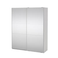 SCHIEBETÜRENSCHRANK, Como, Weiß, Holzwerkstoff, 179 x 67 x 221 cm - Weiß, Holzwerkstoff (179/221/67cm) - ebuy24