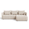ECKSOFA Ardi Beige - Beige/Creme, Holz/Textil (245/182cm) - Graingold