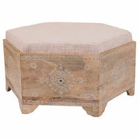 BANK aus Holz 70x60x29 cm - Braun, Holz (70/29/60cm) - Wanderlust