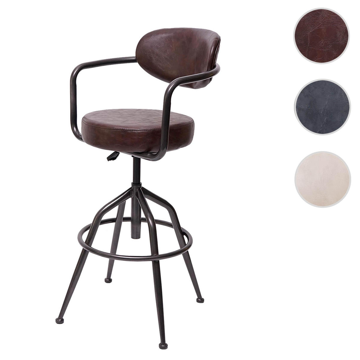 BARHOCKER H10F Braun - Braun, Textil (53/106/43cm) - MCW