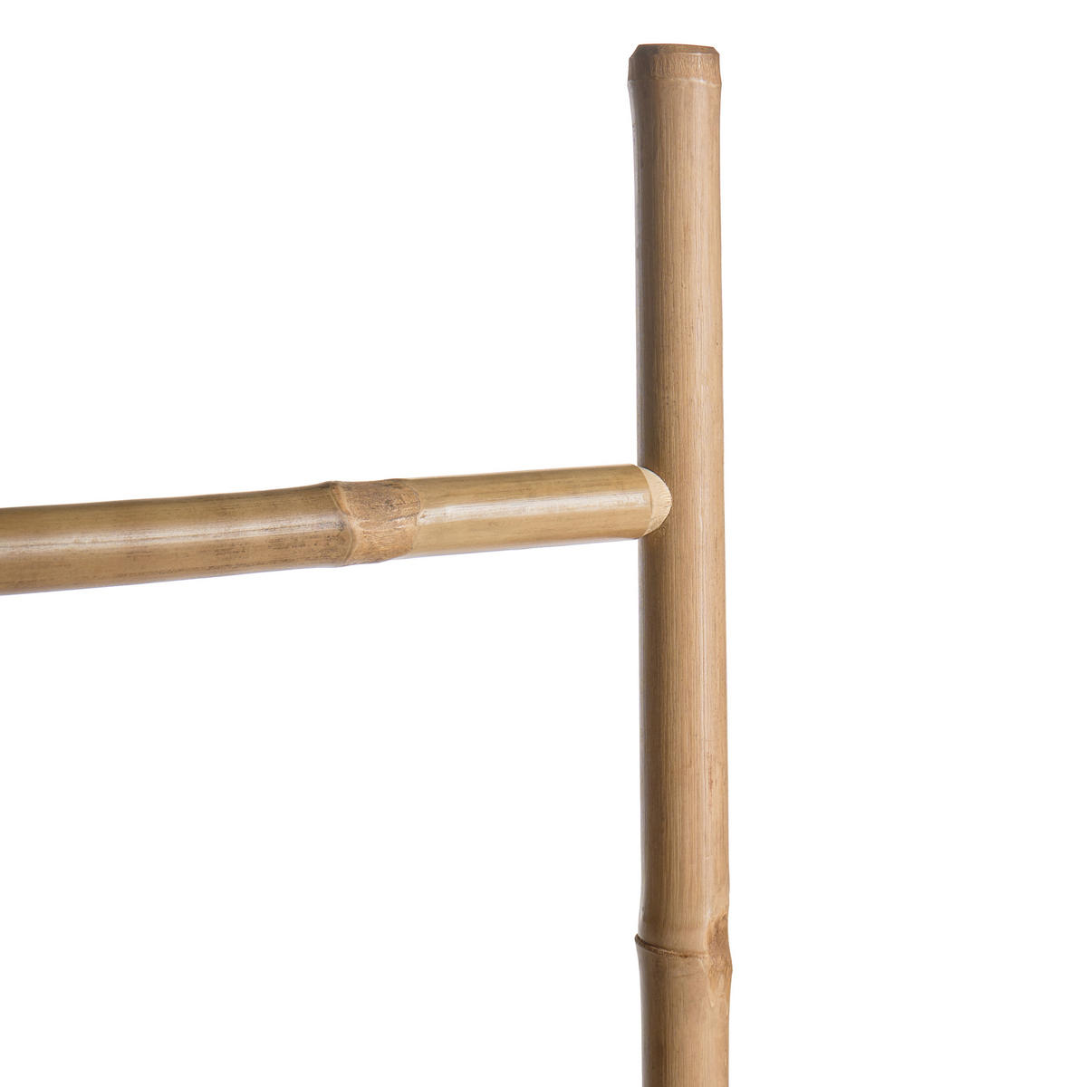 HANDTUCHSTÄNDER Bambus Naturfarben Itapeva - Naturfarben, Holz (50/150/150cm) - Beliani