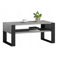 COUCHTISCH KAJA Beton 100/53,6/50 cm - Grau, Holzwerkstoff (53.6/100/50cm) - Matkam Möbel