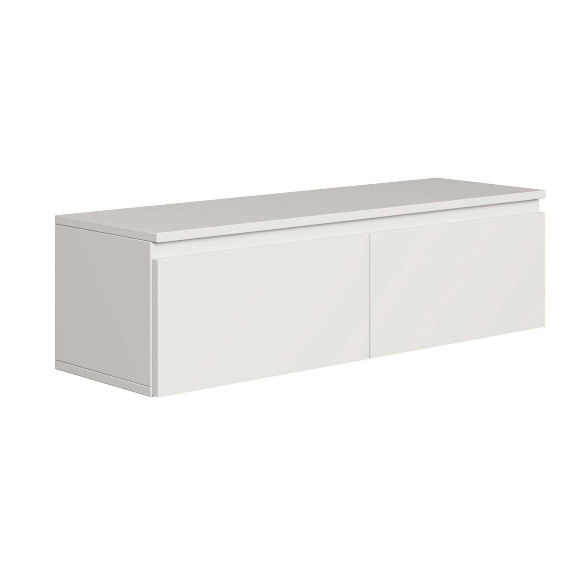 TV-LOWBOARD Bemmi Weiß 100 cm - Weiß, Holzwerkstoff (100/28.4/31.8cm) - Selsey