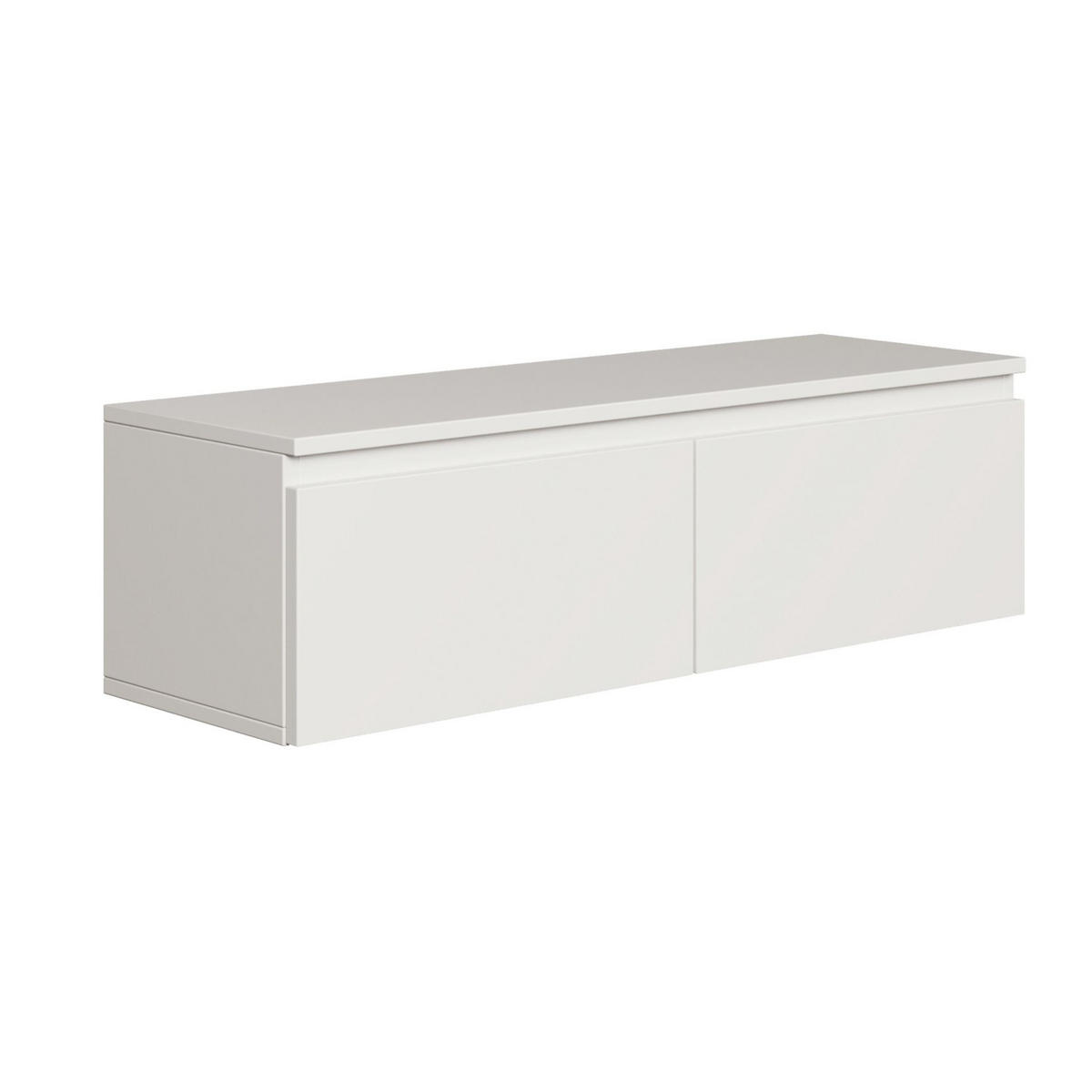 TV-LOWBOARD Bemmi Weiß 100 cm - Weiß, Holzwerkstoff (100/28.4/31.8cm) - Selsey
