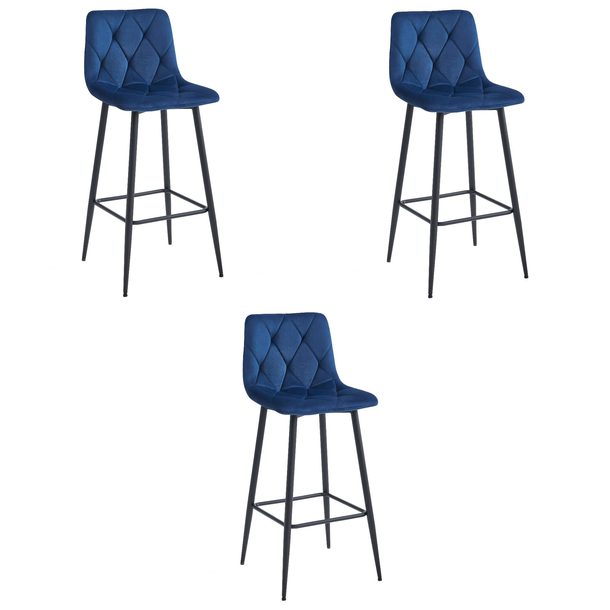 XXXLutz Barhocker Dunkelrot 43.5x46x32.5 cm