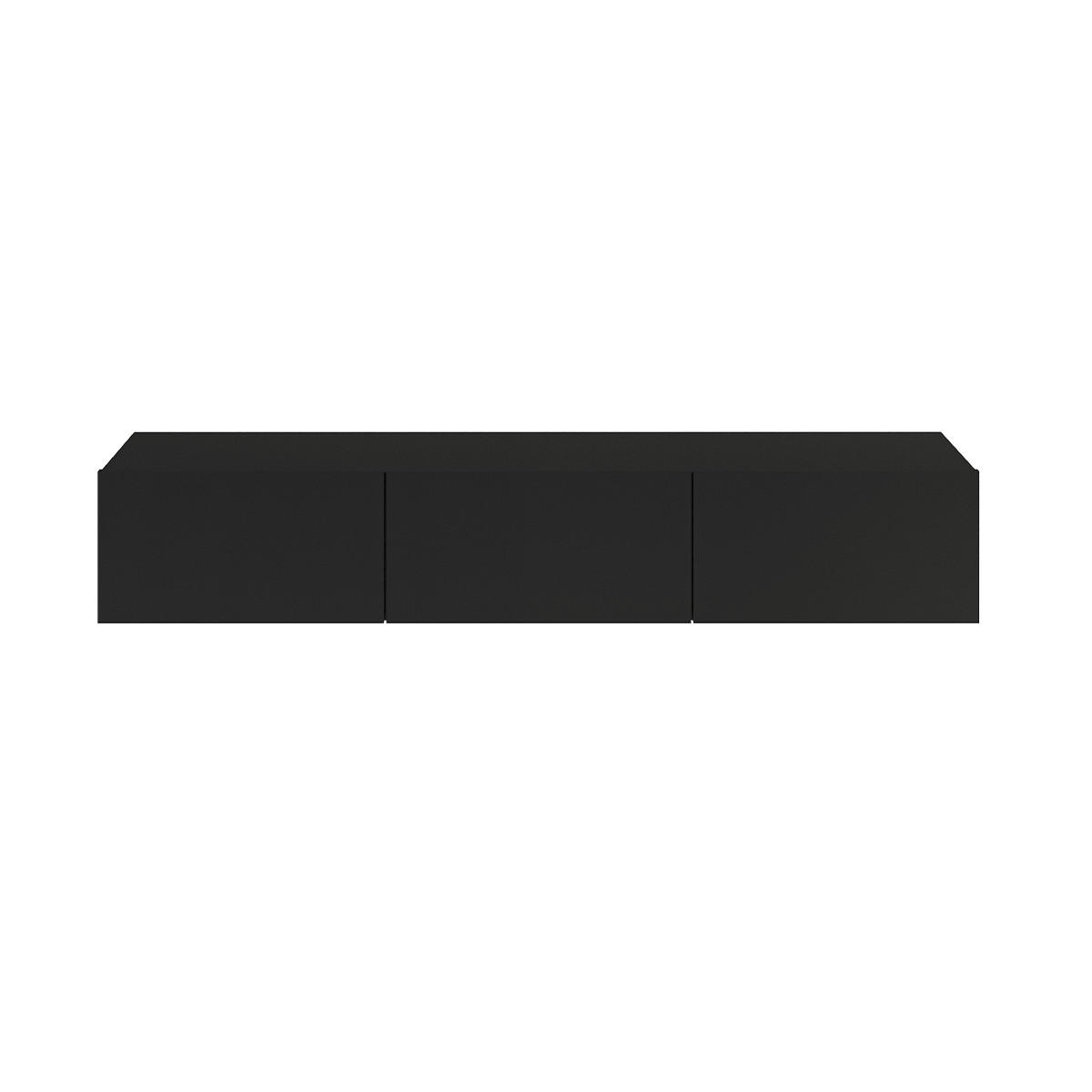 TV-MÖBEL Idao Schwarz - Schwarz, Holzwerkstoff (160/35/29.6cm) - Petits-meubles