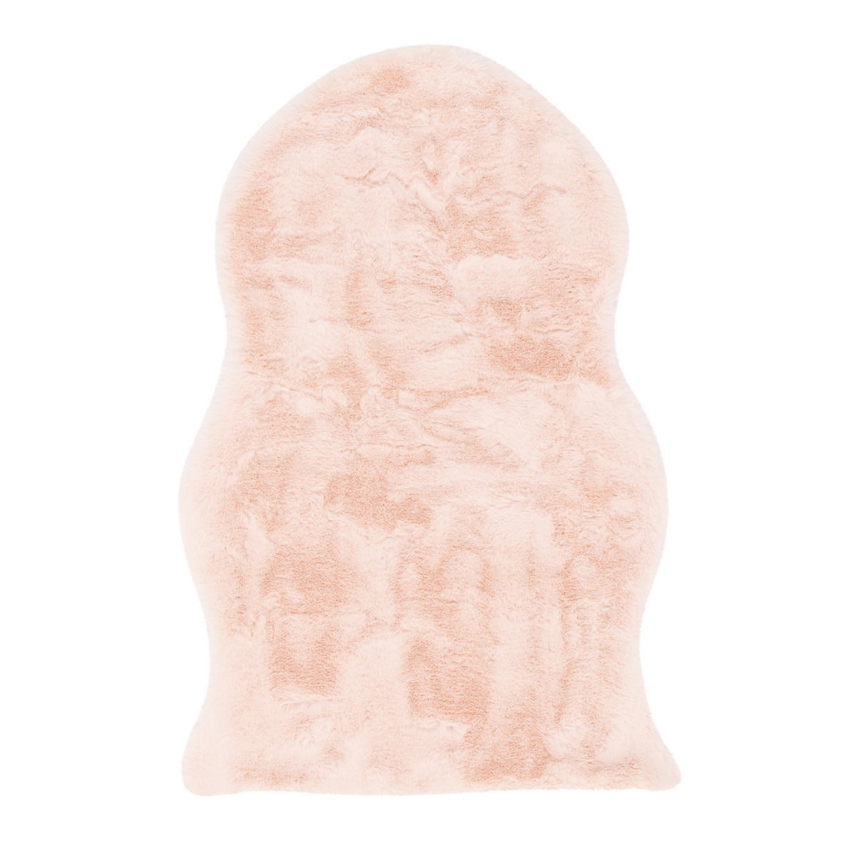 FELLTEPPICH LUXUS SUPER SOFT PLUSH SHAPE - Rosa, Textil (55/80cm) - Pergamon
