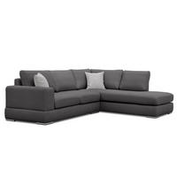 ECKSOFA OTTO 5-Sitzer, dunkelgrau - Dunkelgrau, Holzwerkstoff/Textil (279/219cm) - Courtois Laville