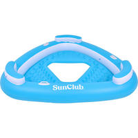 SCHWIMMSESSEL Dreiecks-Sessel Float 195x188x35 cm blau - Blau, Kunststoff (195/188/35cm)