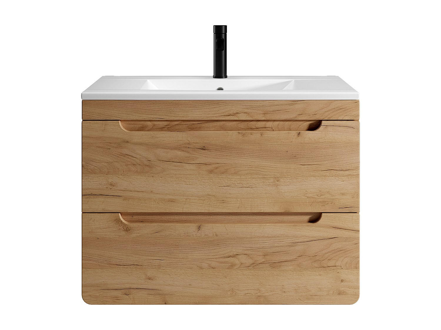 EINZELWASCHTISCH - 80 cm x 46 cm - Holz, Platte - Naturfarben Hell - ARUBA - Naturfarben, Holz (80/59/46cm) - Vente-Unique