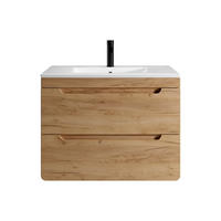 EINZELWASCHTISCH - 80 cm x 46 cm - Holz, Platte - Naturfarben Hell - ARUBA - Naturfarben, Holz (80/59/46cm) - Vente-Unique
