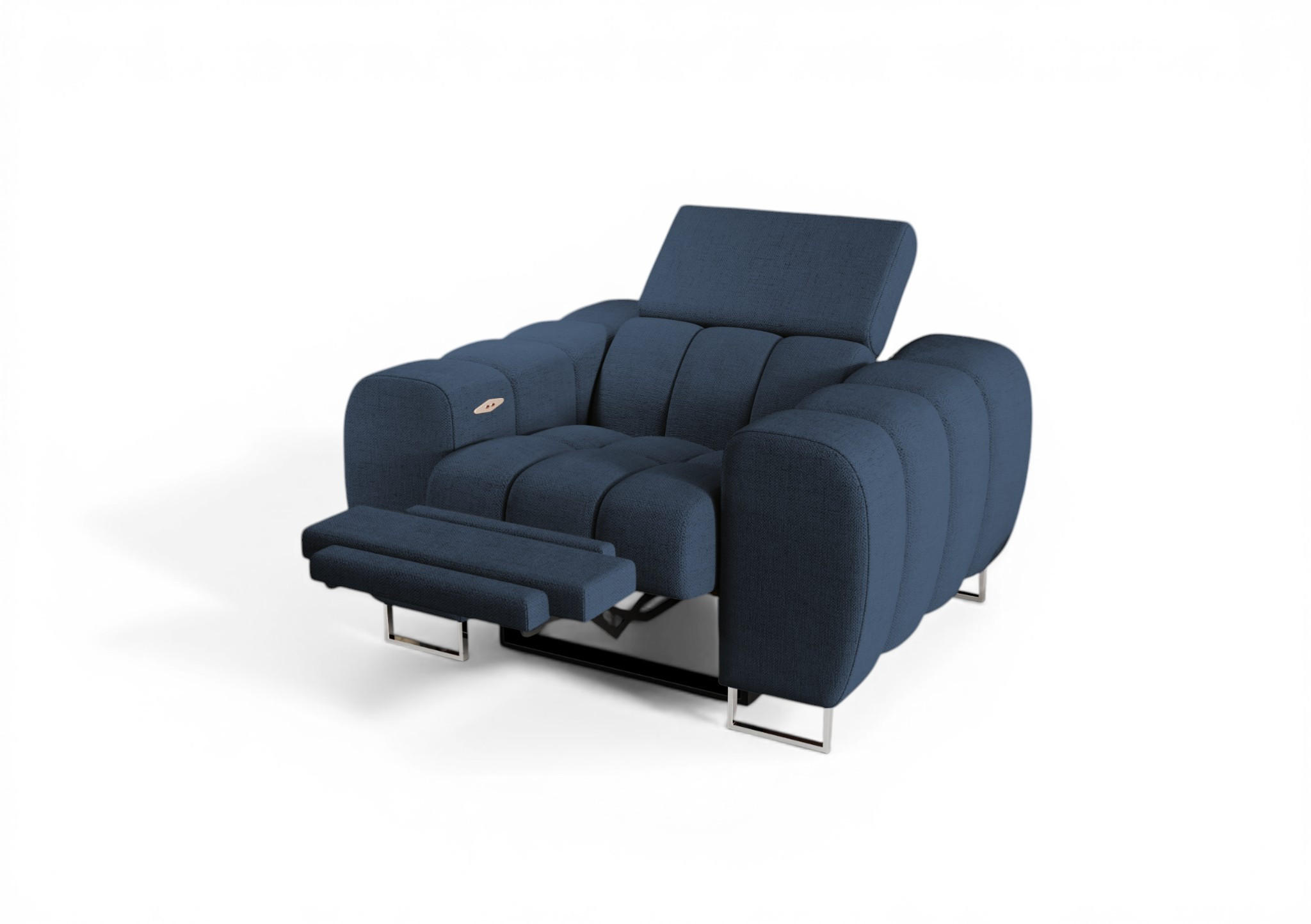 Fun Möbel Sessel Blau 125x95x97 cm