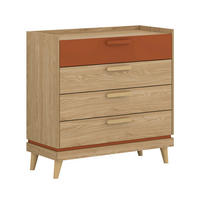 KOMODA Sandy Les - rjava, leseni material (90/90/40cm) - Petits-meubles
