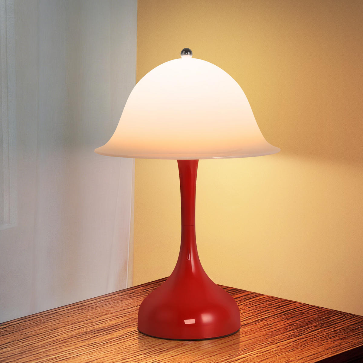 LED-TISCHLEUCHTE BRUNHILDE Ⅲ 25/9/16 cm - Rot, Metall (25/9/16cm) - Nettlife