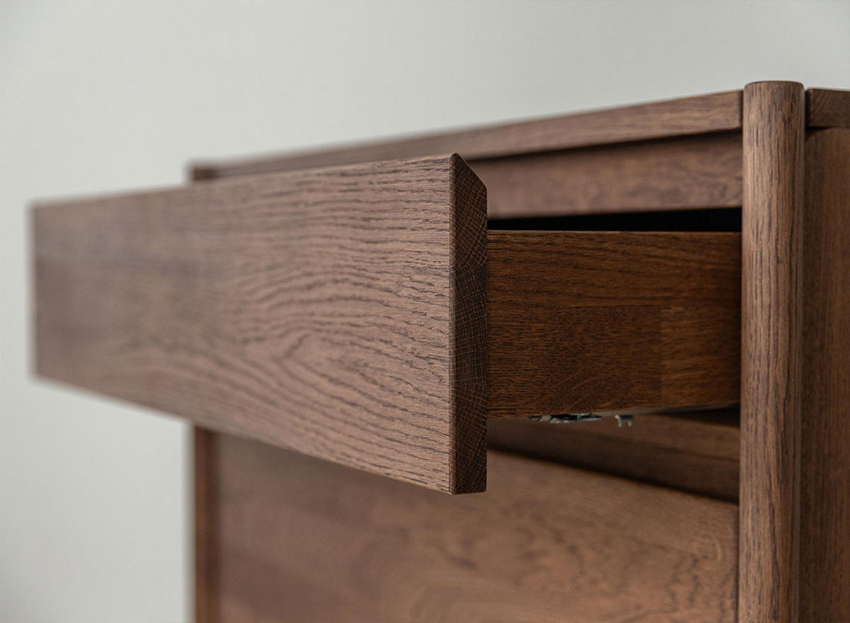 SCHUHSCHRANK Campi Eiche Tabak 83 / 33 / 80cm - Eichefarben, Holz (83/80/33cm) - Feldmann-Wohnen